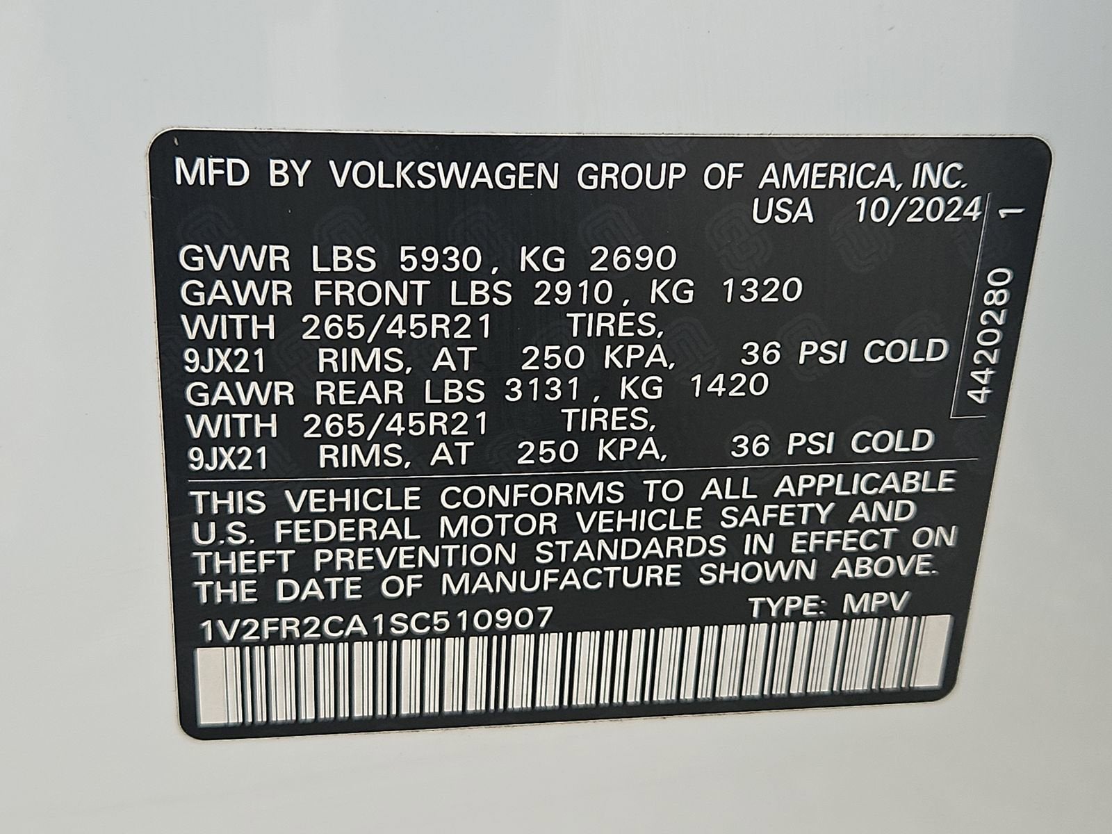 2025 Volkswagen Atlas 2.0T SEL Premium R-Line