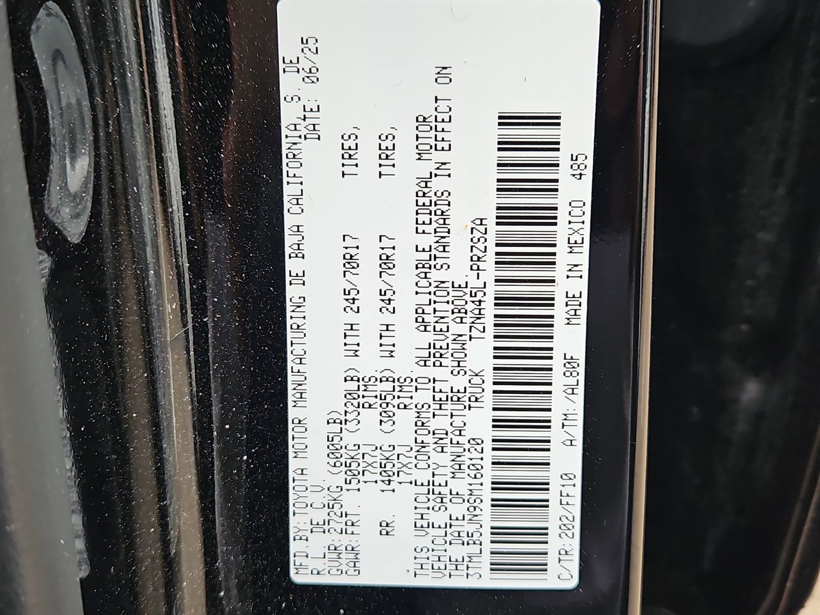 2025 Toyota Tacoma SR5