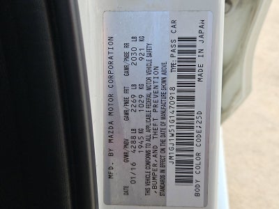 2016 Mazda Mazda6 i Grand Touring