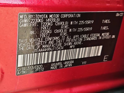 2022 Toyota Venza LE