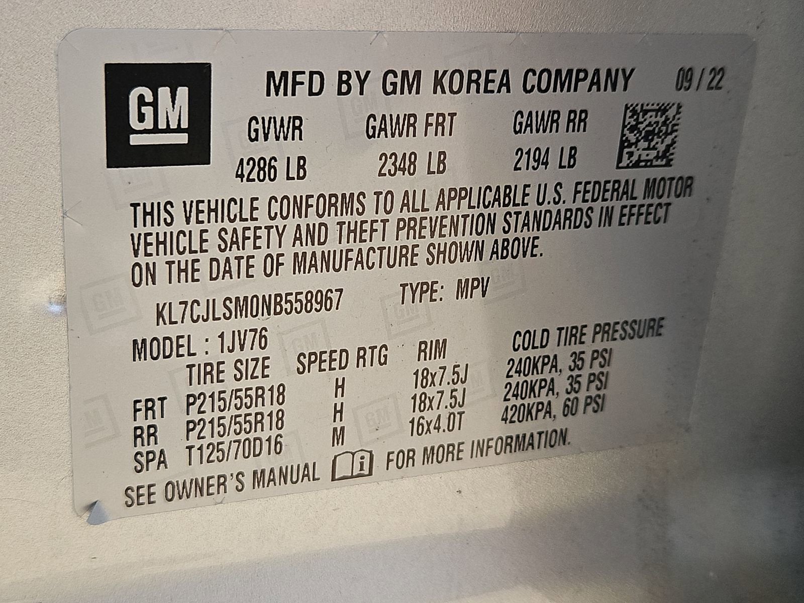 2022 Chevrolet Trax LT